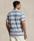 ფოტო #2 პროდუქტის Men's Classic-Fit Striped Mesh Polo Shirt