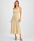 ფოტო #1 პროდუქტის Women's Sienna Ruffled Slip Dress