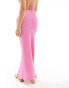 Фото #2 товара SNDYS embossed knitted maxi skirt co-ord in pink