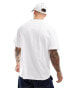 Jack & Jones oversized t-shirt with on the go front print in white