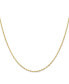 Фото #1 товара Diamond2Deal 18k Yellow Gold 16" Singapore Chain Necklace
