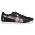 Фото #1 товара Puma Bmw Mms Roma Via Lace Up Mens Black Sneakers Casual Shoes 30723801