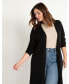 Фото #2 товара Plus Size Long Cardigan Duster