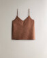 Фото #8 товара Strappy linen top