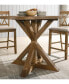 Windvale Cross-Buck Base Counter Height Dining Table