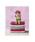 Фото #1 товара Cute Baby Rabbit on Bath Towels Soap Bubbles Art, 13" x 19"