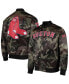 Фото #1 товара Куртка Pro Standard мужская камуфляжная Boston Red Sox сатиновая с застежкой кнопками