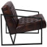 Фото #1 товара Hercules Madison Series Bomber Jacket Leather Tufted Lounge Chair