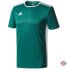 Фото #1 товара T-shirt Football Boy Adidas JR Entrada 18 CE9563 Green