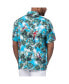 ფოტო #2 პროდუქტის Men's Light Blue Pittsburgh Steelers Jungle Parrot Party Button-Up Shirt