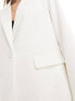 YAS Bridal tailored blazer co-ord in white - WHITE