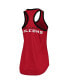 Women's Red Atlanta Falcons Tater Tank Top