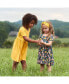 ფოტო #4 პროდუქტის Toddler Girls Rainbow Sky Short Sleeve Twirl Dress