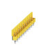 Фото #1 товара Weidmüller WQV 10/10 - Cross-connector - 20 pc(s) - Polyamide - Yellow - -60 - 130 °C - V0