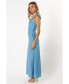 ფოტო #3 პროდუქტის Women's Michael Ruched Strap Maxi Dress