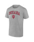 Фото #3 товара Men's Steel Indiana Hoosiers Campus T-shirt