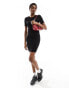 Фото #6 товара Noisy May ribbed mini t-shirt dress in black