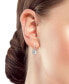 ფოტო #2 პროდუქტის Cubic Zirconia Moon Disc Drop Earrings, Created for Macy's