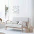 Sofa Alexandra House Living Cream 85 x 74 x 122 cm