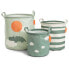 Фото #1 товара DONE BY DEER Storage Basket Set 3 Pieces Happy Clouds
