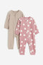 Фото #1 товара 2-pack Fleece Zip-up Pajama Jumpsuits