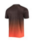 Фото #3 товара Men's Brown, Orange Cleveland Browns Gradient Rash Guard Swim Shirt
