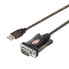 Фото #2 товара USB-кабель Unitek International UNITEK Y-105 - Black - 1.5 м - USB Type-A - DB-9 - Male - Male