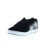 Фото #8 товара DC Net 302361-0BG Mens Black Nubuck Lace Up Skate Inspired Sneakers Shoes