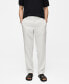 Фото #1 товара Men's Linen Slim-Fit Pants