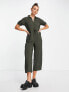 Фото #4 товара Whistles short sleeve jumpsuit in khaki