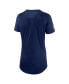 Women's Navy Washington Capitals Authentic Pro Rink Raglan Tech T-shirt