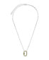 Фото #2 товара Sterling Forever pave Cubic Zirconia Carabiner Lock Necklace