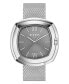 ფოტო #1 პროდუქტის Men's Three-Hand Quartz You and Me Silver-Tone Stainless Steel Bracelet 41mm