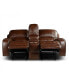 Keily 78" Manual Glider Recliner Loveseat - Brown