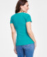 Фото #2 товара Women's Fitted Cutout Top, Created for Macy's