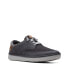 Фото #3 товара Clarks Cantal 26166437 Mens Black Canvas Lifestyle Sneakers Shoes