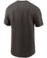 Фото #3 товара Men's Brown Cleveland Browns Primary Logo T-shirt