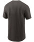 Men's Brown Cleveland Browns Primary Logo T-shirt