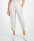 ფოტო #4 პროდუქტის Petite High-Rise Cropped Cargo Pants