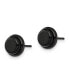 Stainless Steel Polished Black IP-plated Earrings