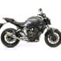 ARROW Thunder Aluminium With Carbon End Cap Yamaha MT-07 ´14-20 Muffler