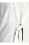 Фото #3 товара LCWAIKIKI Classic Şal Yaka Düz Oversize Kadın Kimono