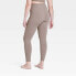Фото #3 товара Women's Seamless High-Rise Rib Leggings - All In Motion Taupe XS