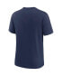 ფოტო #4 პროდუქტის Men's Navy Milwaukee Brewers Authentic Collection Tri-Blend Performance T-shirt