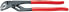 KNIPEX 89 01 250 - Tongue-and-groove pliers - 3.4 cm - 3.6 cm - Chromium-vanadium steel - Plastic - Red