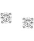 ფოტო #3 პროდუქტის Certified Diamond Stud Earrings (1/2 ct. t.w.) in 14k White Gold featuring diamonds with the De Beers Code of Origin, Created for Macy's