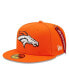 Men's x Alpha Industries Orange Denver Broncos Alpha 59FIFTY Fitted Hat Оранжевый, 8 - фото #2