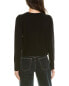 Vince Cropped V-Neck Wool & Cashmere-Blend Pullover Women's