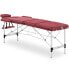 Фото #2 товара Stół łóżko do masażu przenośne składane Bordeaux Red do 180 kg czerwone