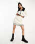 Фото #2 товара & Other Stories co-ord alpaca and wool blend mini skirt in off-white with gold thread